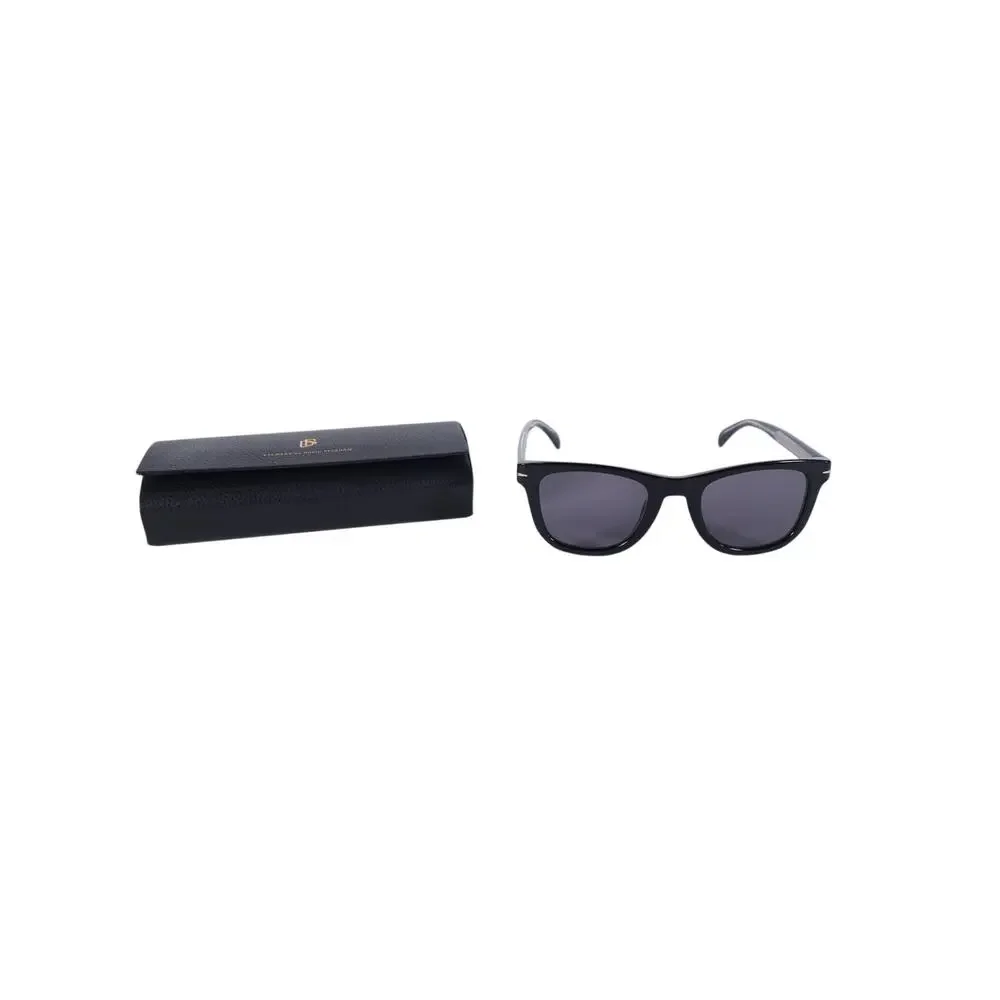 David Beckham Men's Square Polarized Sunglasses - Black / Grey - NWT